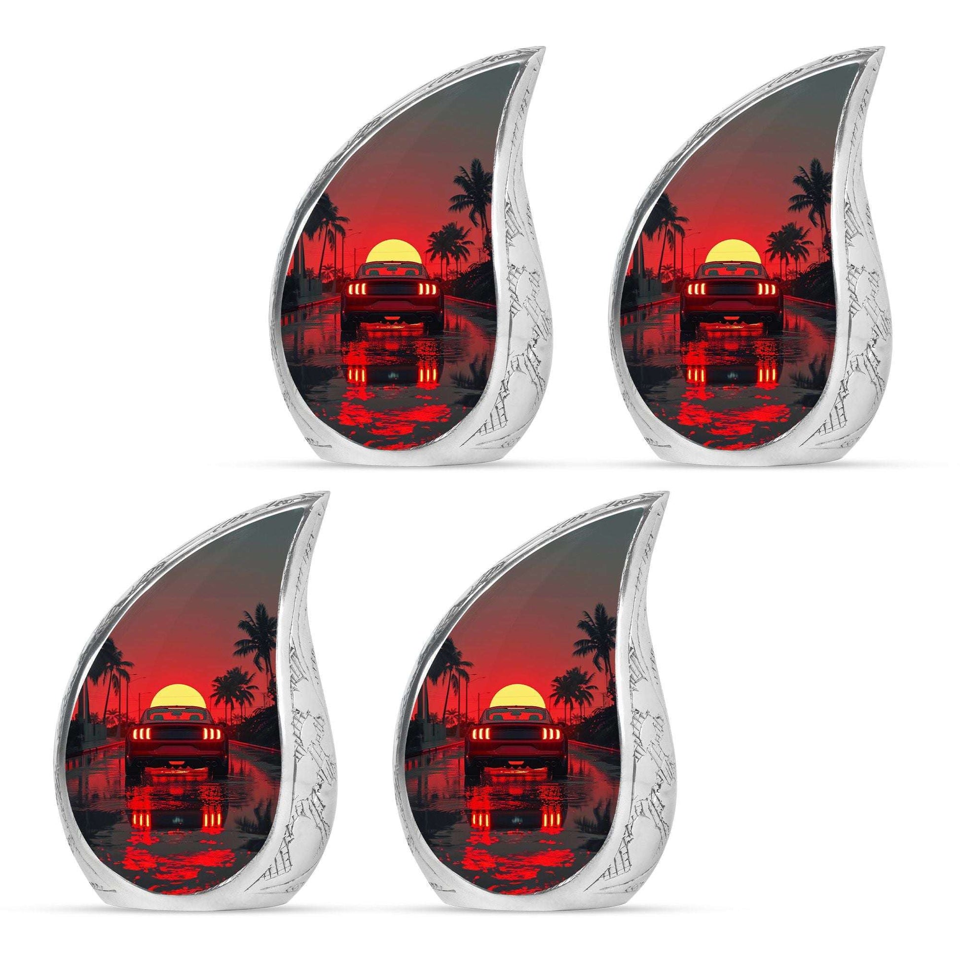 Car Theme 3 Inch Keepsake Pack of 4