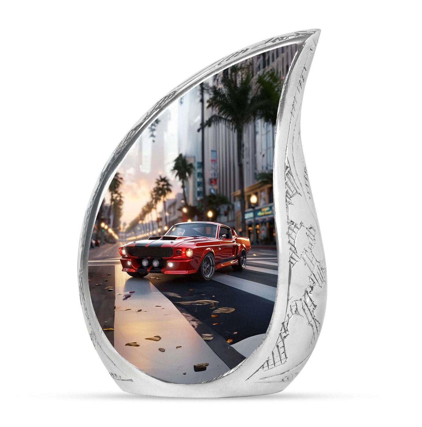 Car Theme Large Urn 10 Inch