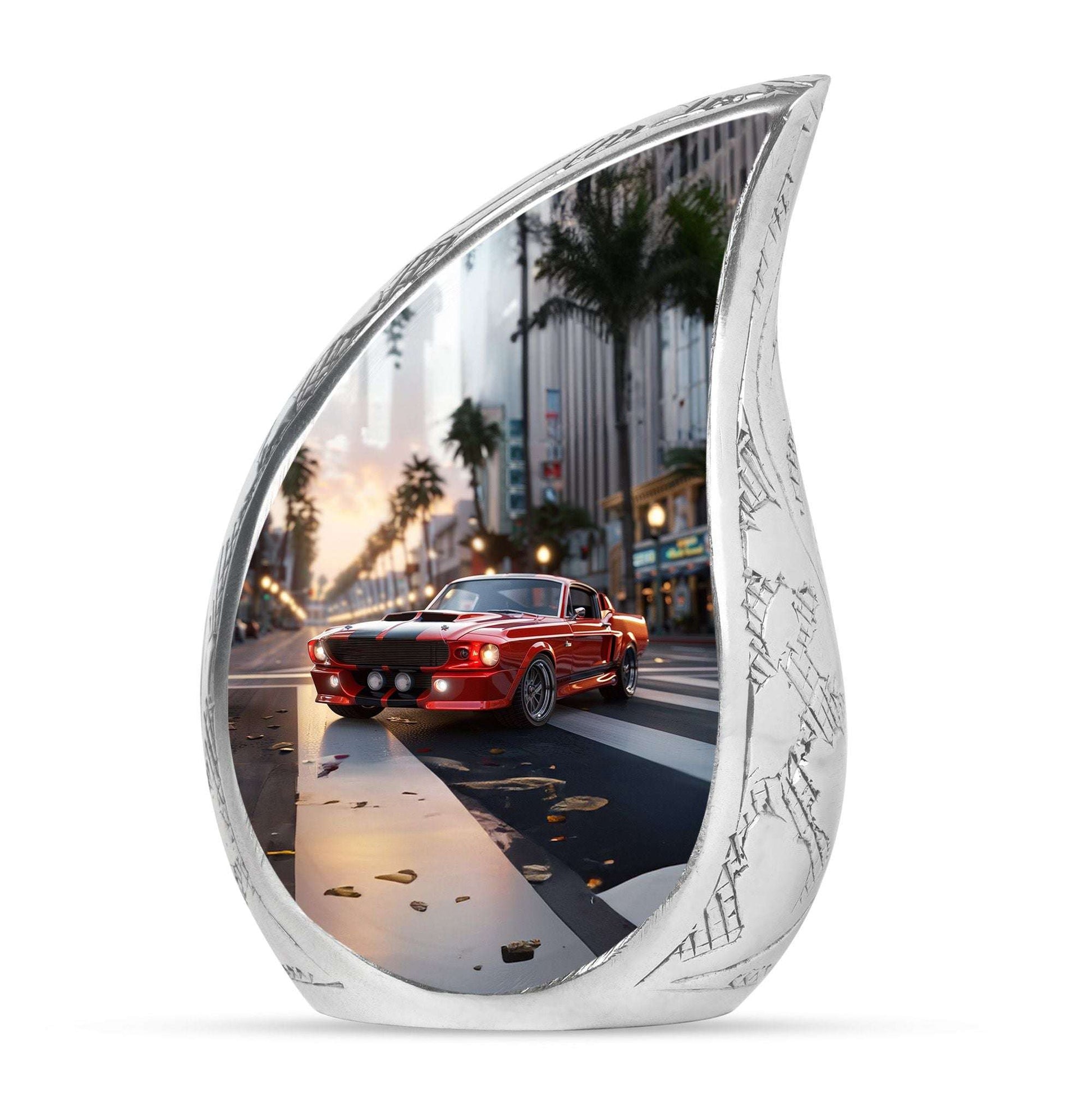 Car Theme Large Urn 10 Inch