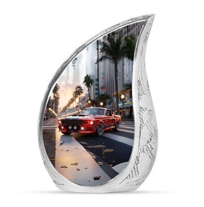 Car Theme Large Urn 10 Inch