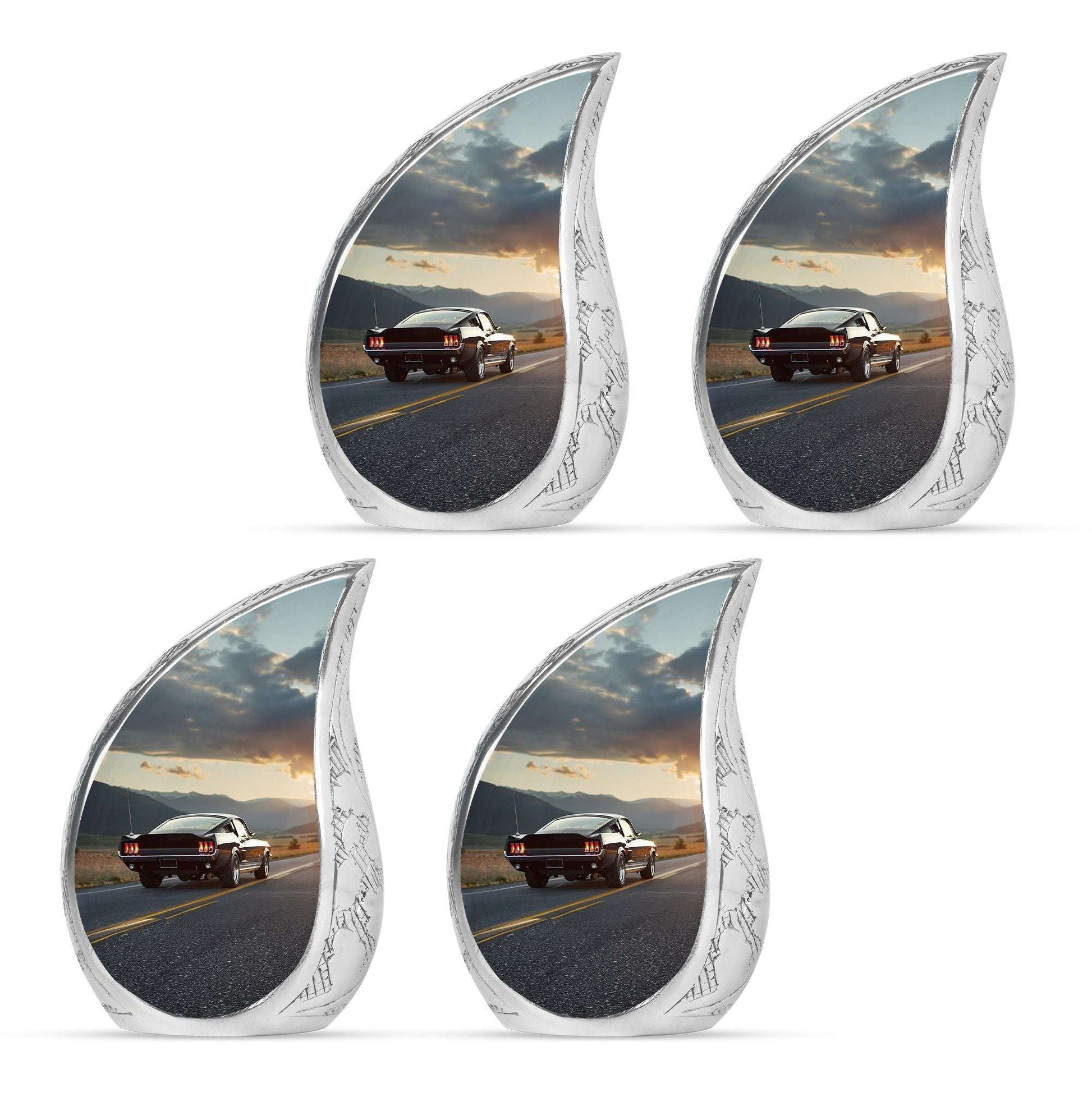 Car Theme 3 Inch Keepsake Pack of 4