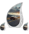 Car Theme Large Urn With 2 Keepsake Urn