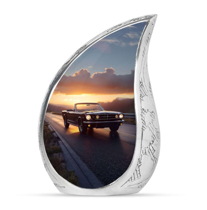 Car Theme Large Urn 10 Inch