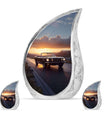 Car Theme Large Urn With 2 Keepsake Urn