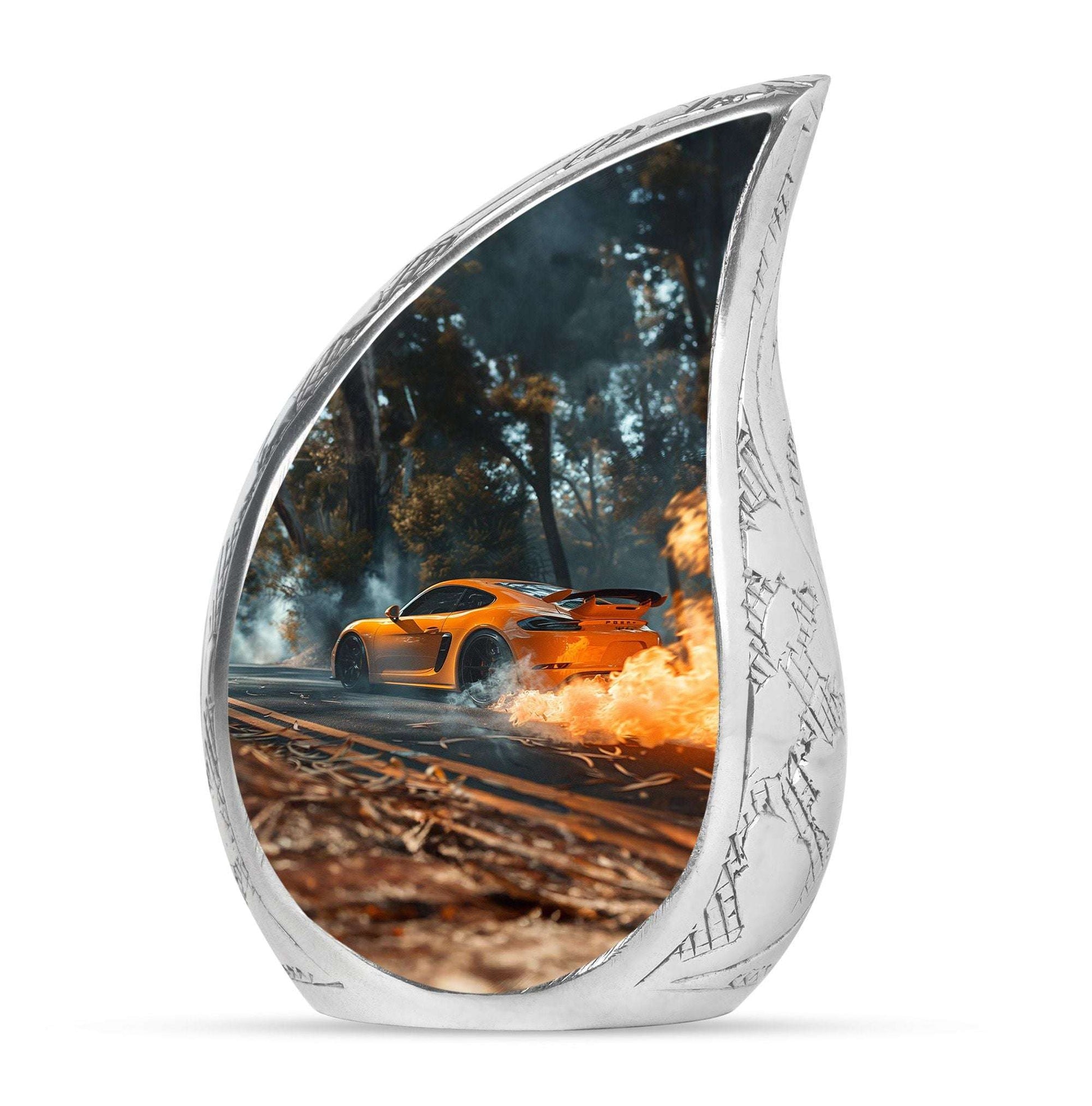 Car Theme Large Urn 10 Inch