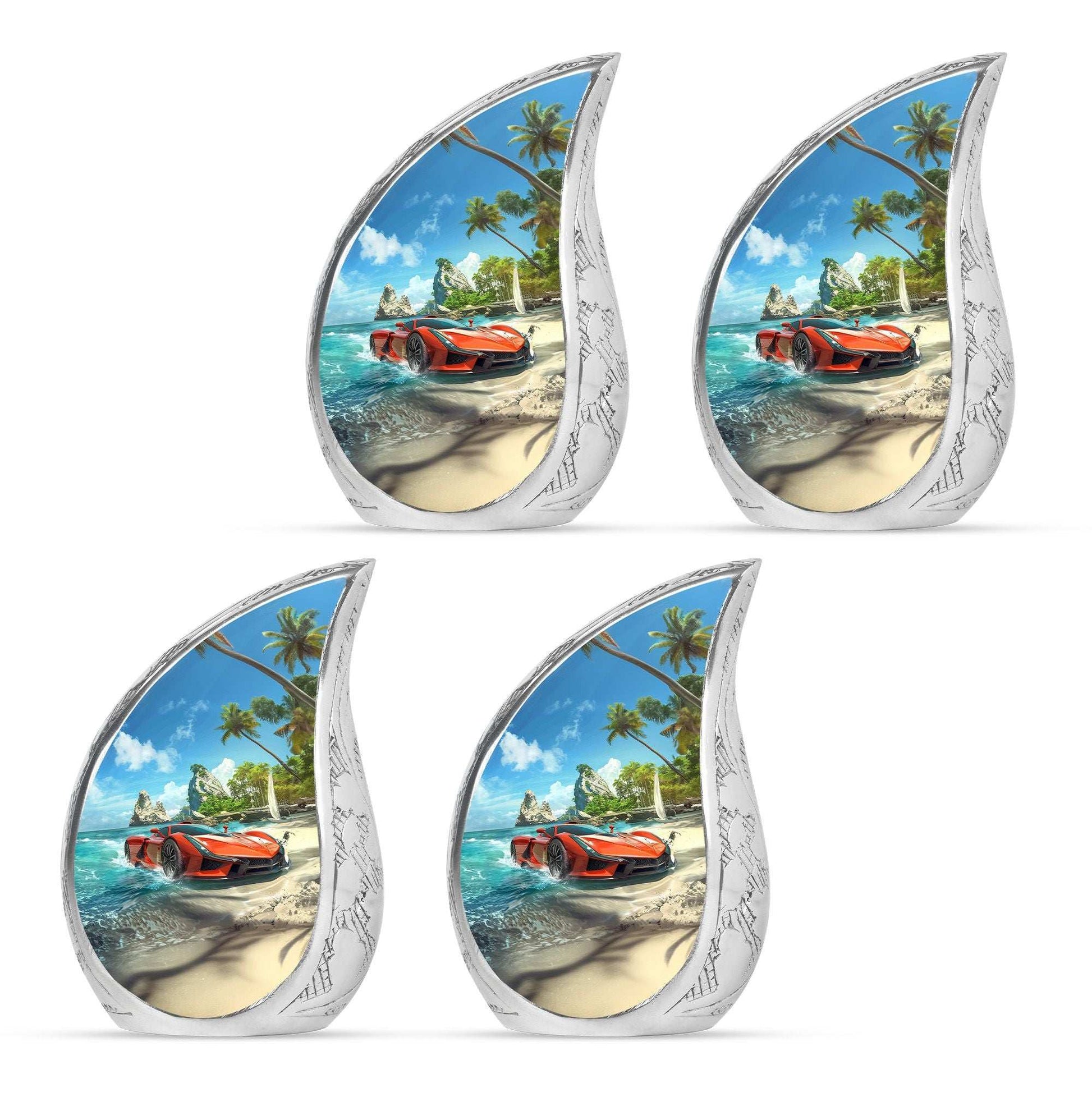 Car Theme 3 Inch Keepsake Pack of 4