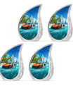 Car Theme 3 Inch Keepsake Pack of 4