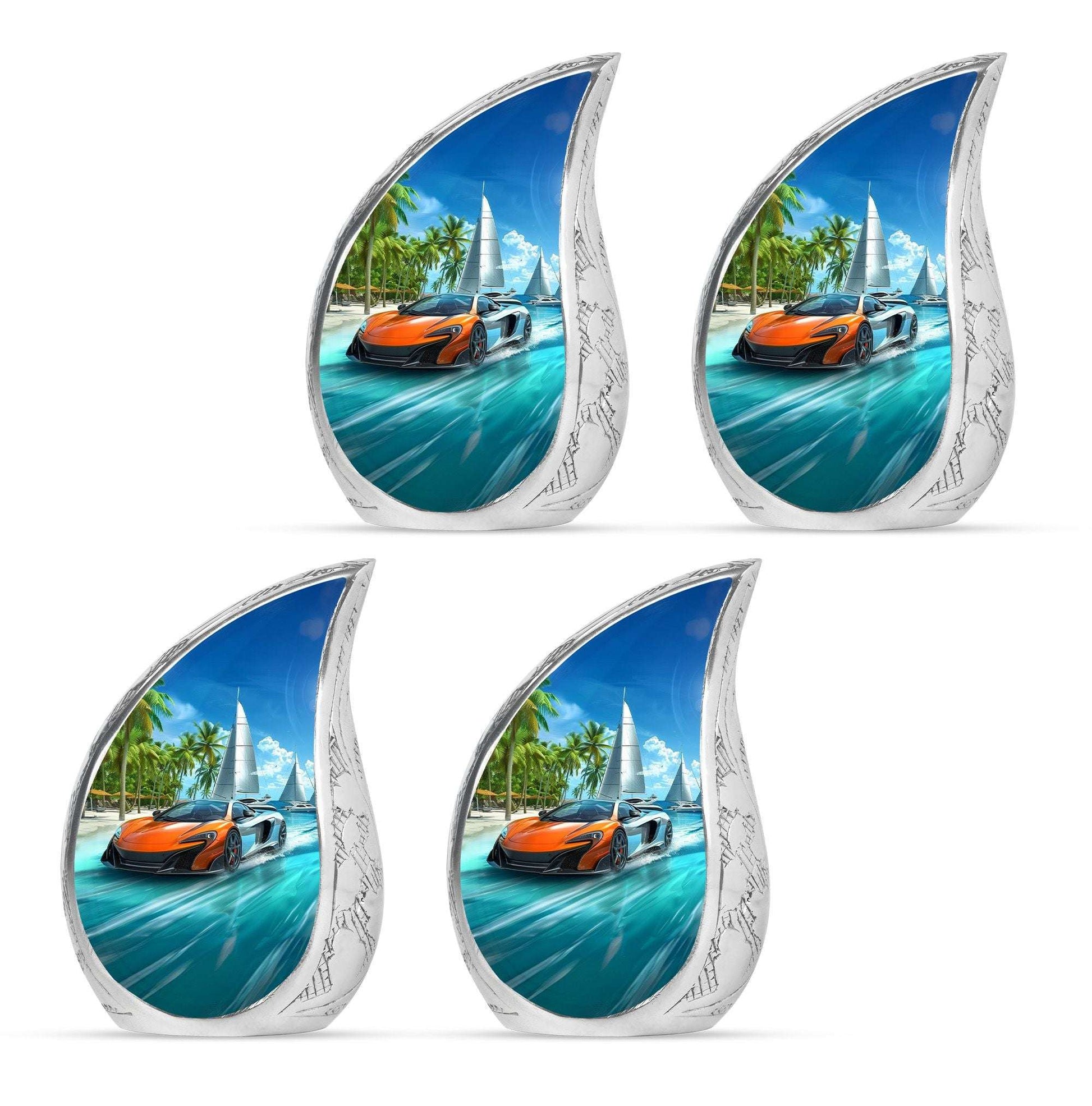 Car Theme 3 Inch Keepsake Pack of 4