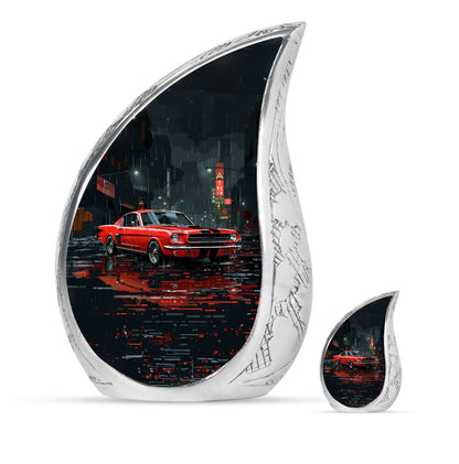 Car Theme Large Urn With 1 Keepsake Urn
