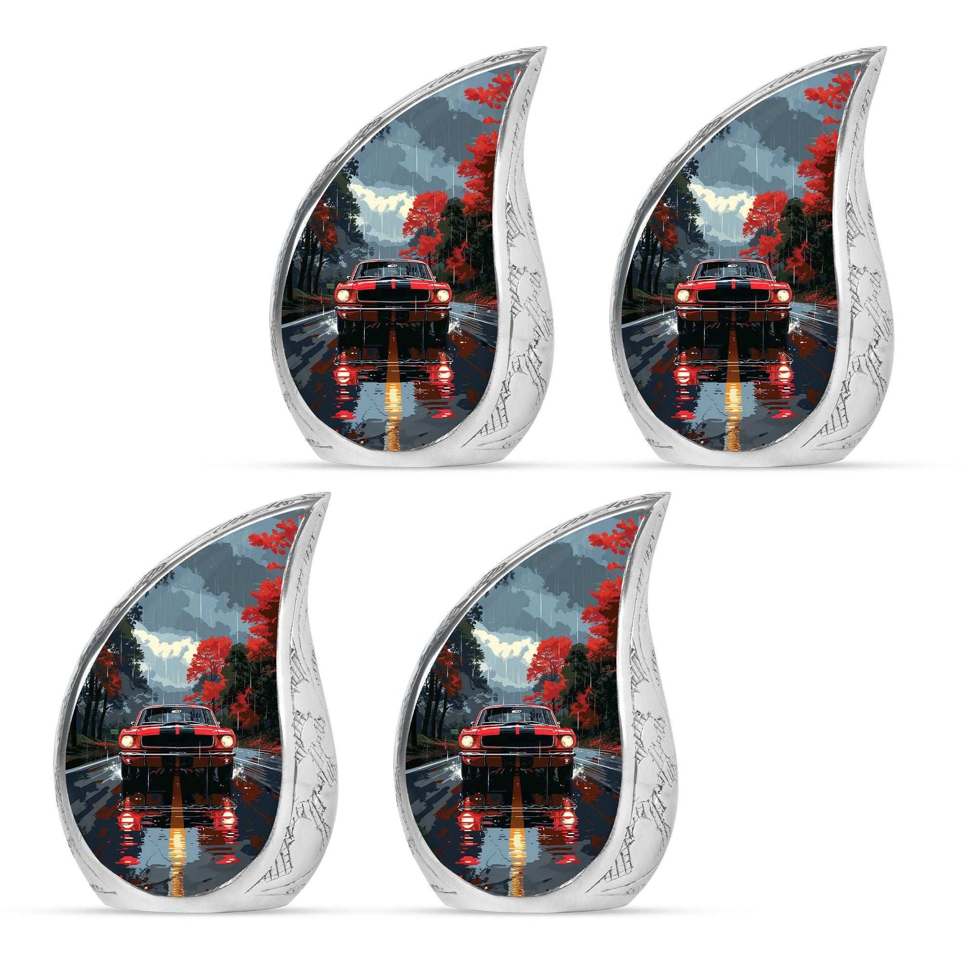 Car Theme 3 Inch Keepsake Pack of 4