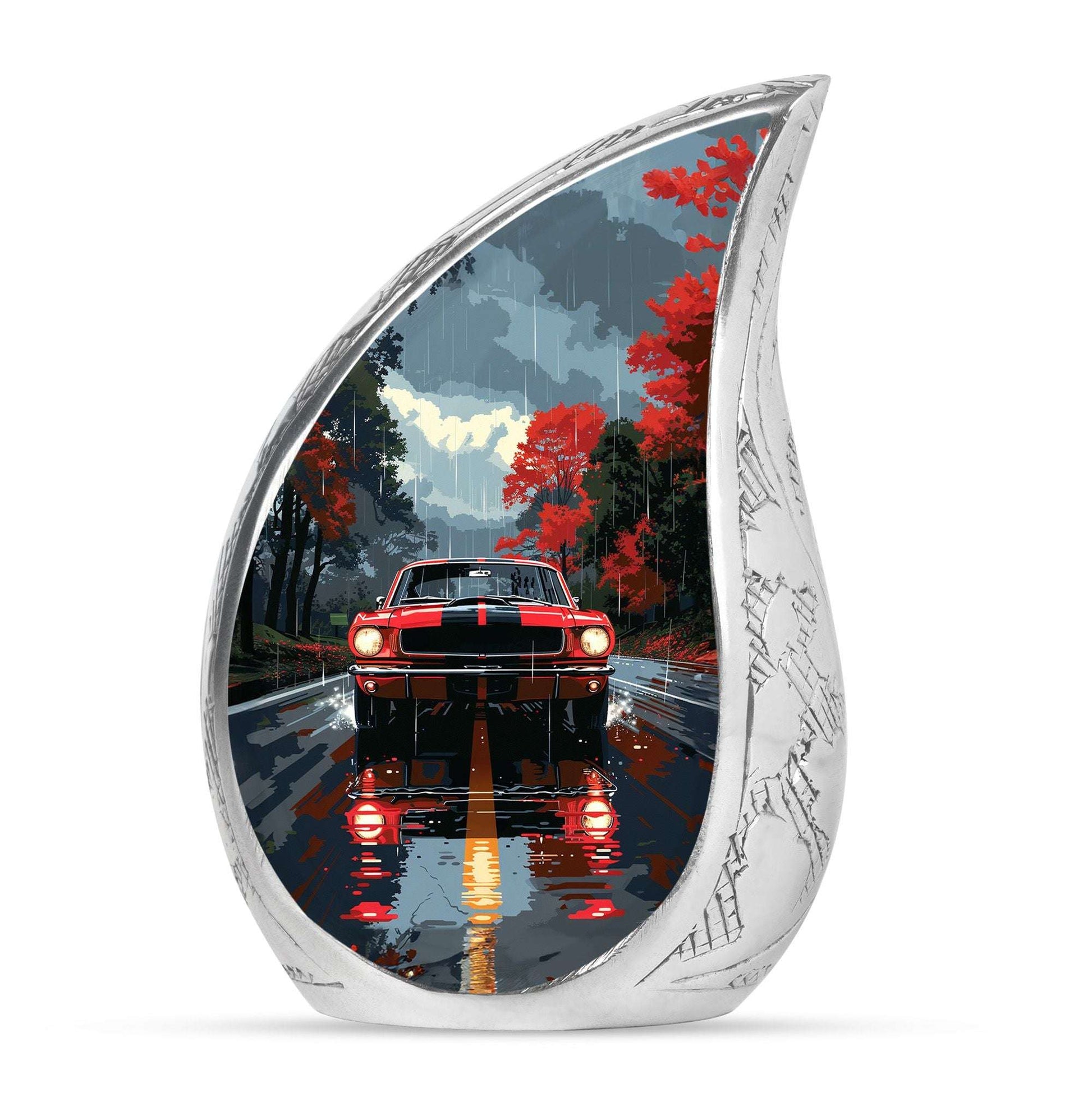 Car Theme Large Urn 10 Inch