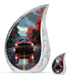 Car Theme Large Urn With 1 Keepsake Urn