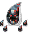 Car Theme Large Urn With 4 Keepsake Urn