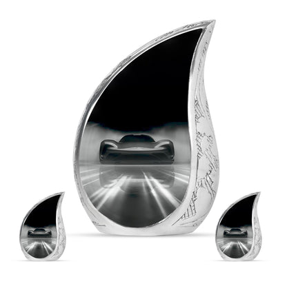 Car Theme Large Urn With 2 Keepsake Urn