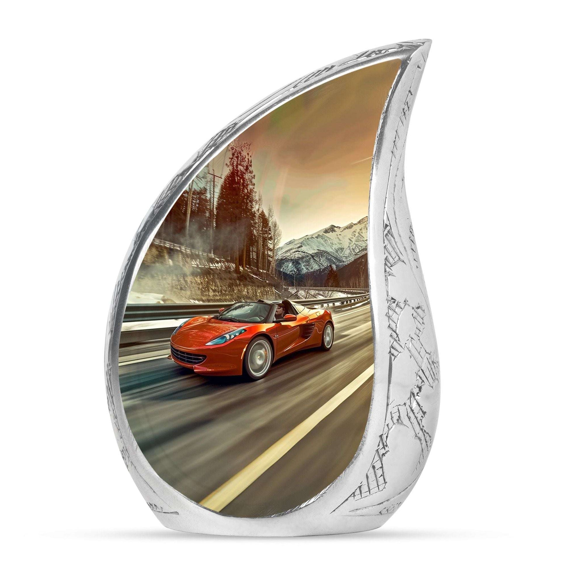 Car Theme Large Urn 10 Inch