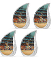 Baseball Theme 3 Inch Keepsake Pack of 4