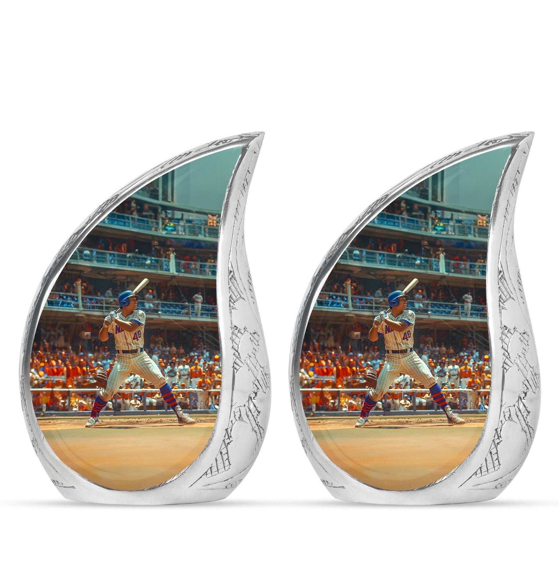 Baseball Theme 3 Inch Keepsake Pack of 2