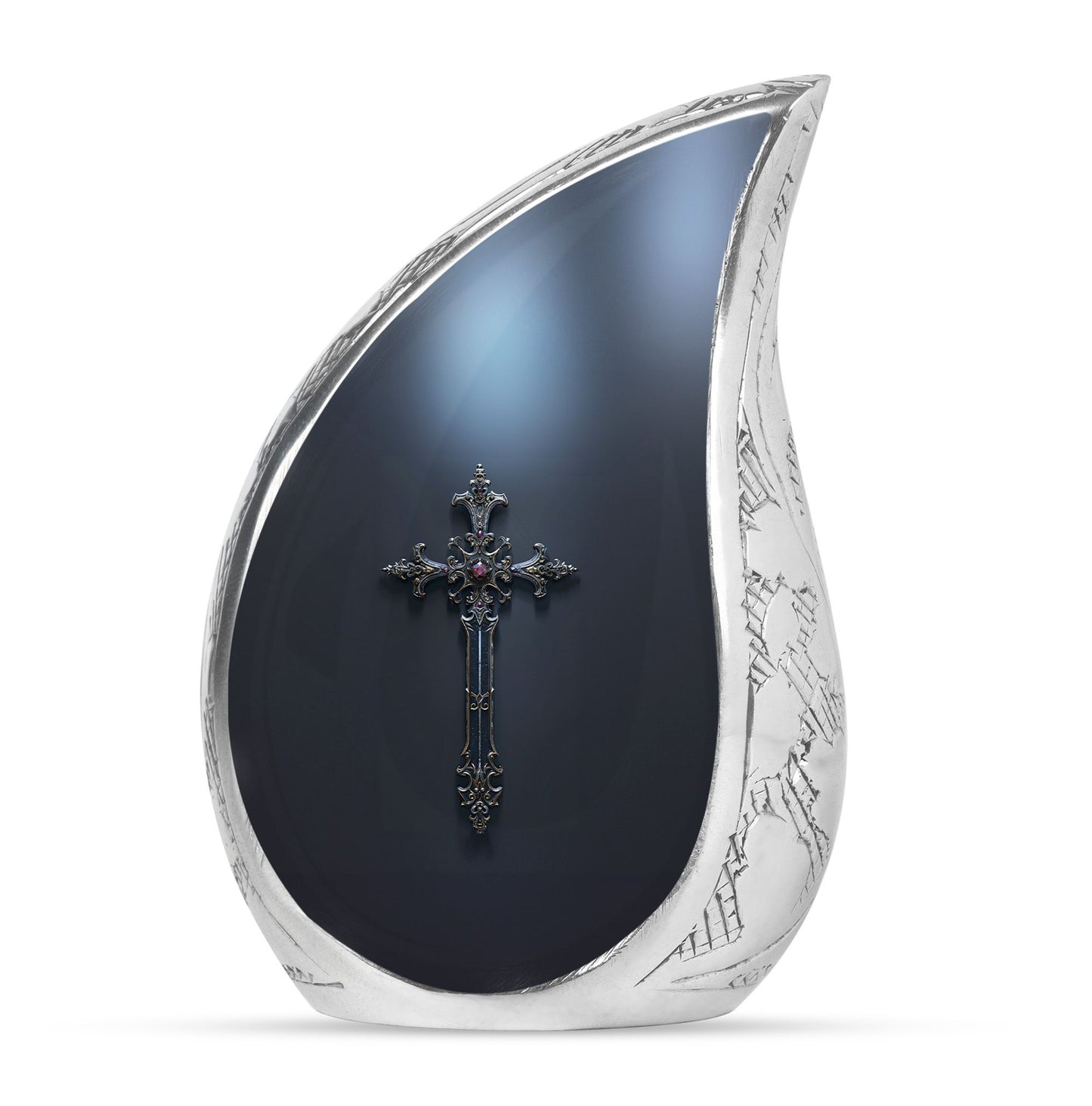 Cross Theme Large Urn 10 Inch