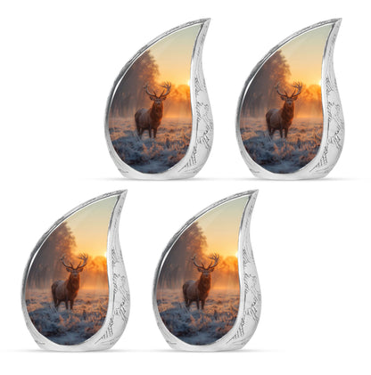 Deer Theme 3 Inch Keepsake Pack of 4