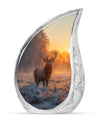 Deer Theme Large Urn 10 Inch