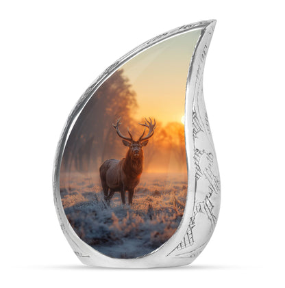 Deer Theme Large Urn 10 Inch