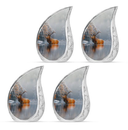 Deer Theme 3 Inch Keepsake Pack of 4