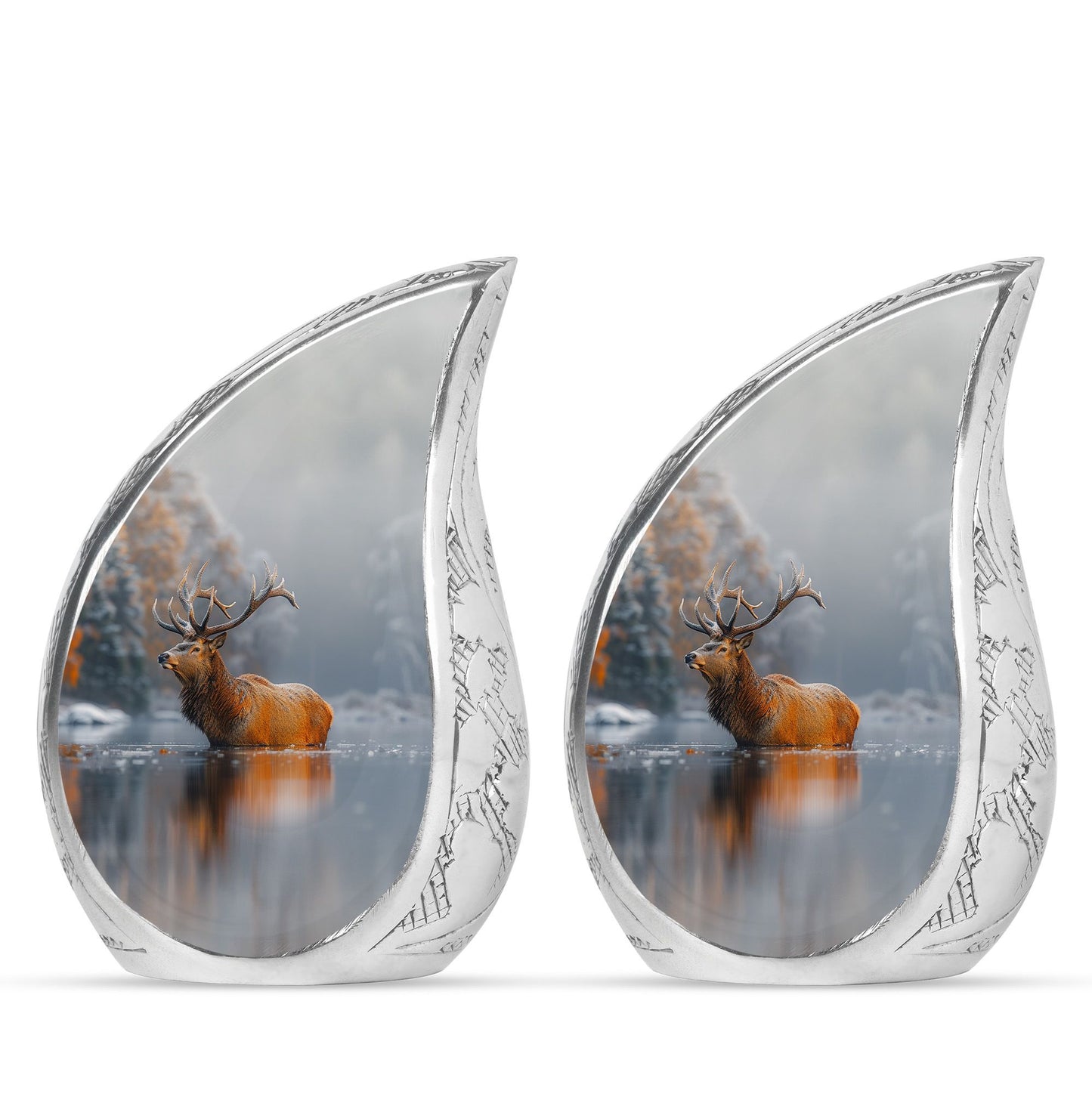 Deer Theme 3 Inch Keepsake Pack of 2