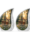 Deer Family Theme 3 Inch Keepsake Pack of 2