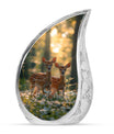 Deer Family Theme Large Urn 10 Inch