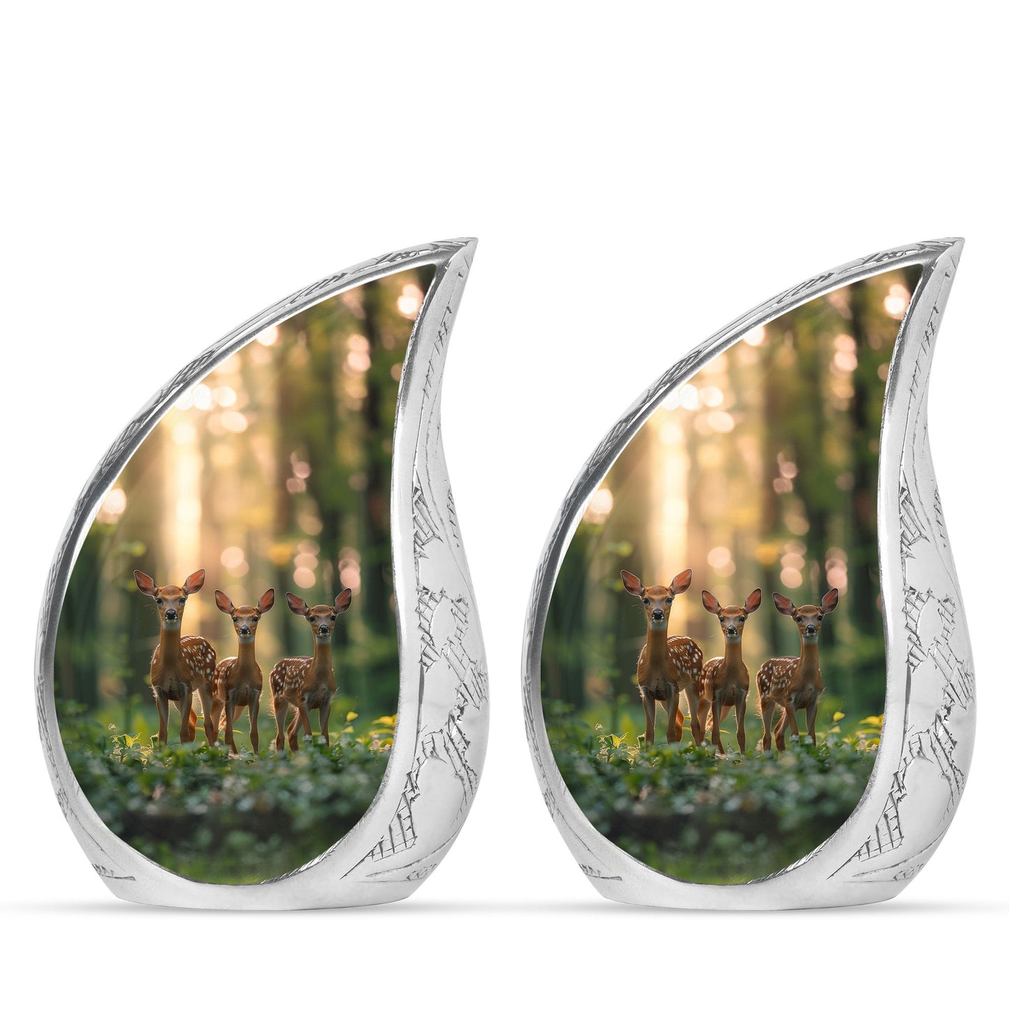 Deer Family Theme 3 Inch Keepsake Pack of 2
