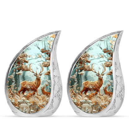 Deer Family Theme 3 Inch Keepsake Pack of 2