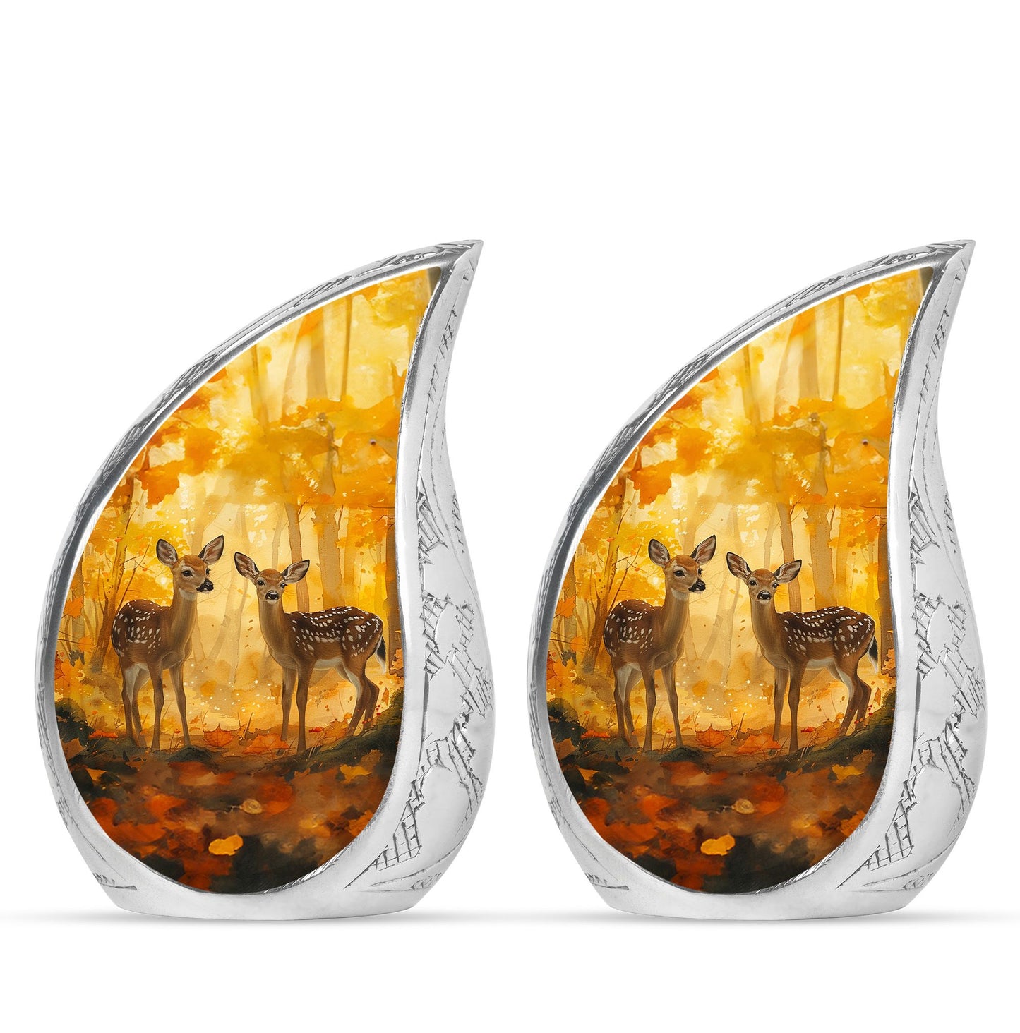 Deer Family Theme 3 Inch Keepsake Pack of 2