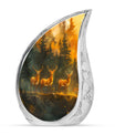 Deer Family Theme Large Urn 10 Inch
