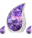 Butterfly Theme Large Urn With 2 Keepsake Urn