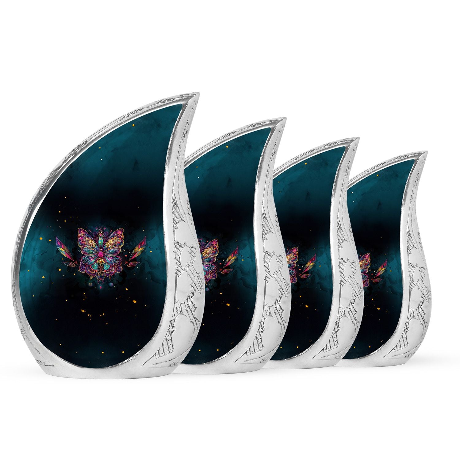 Butterfly Theme 3 Inch Keepsake Pack of 4