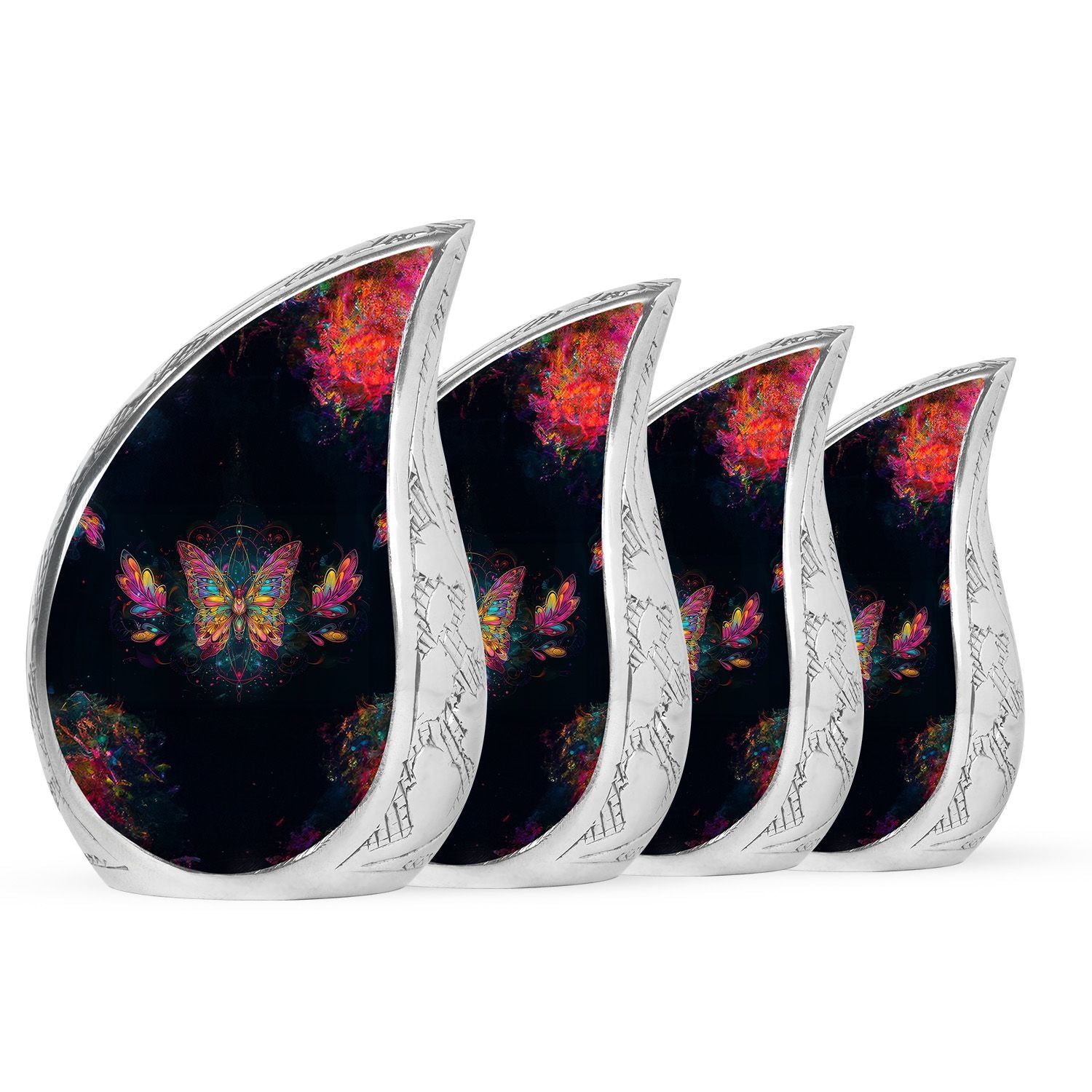 Butterfly Theme 3 Inch Keepsake Pack of 4