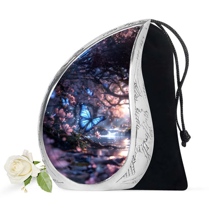 Butterfly Theme Large Urn 10 Inch