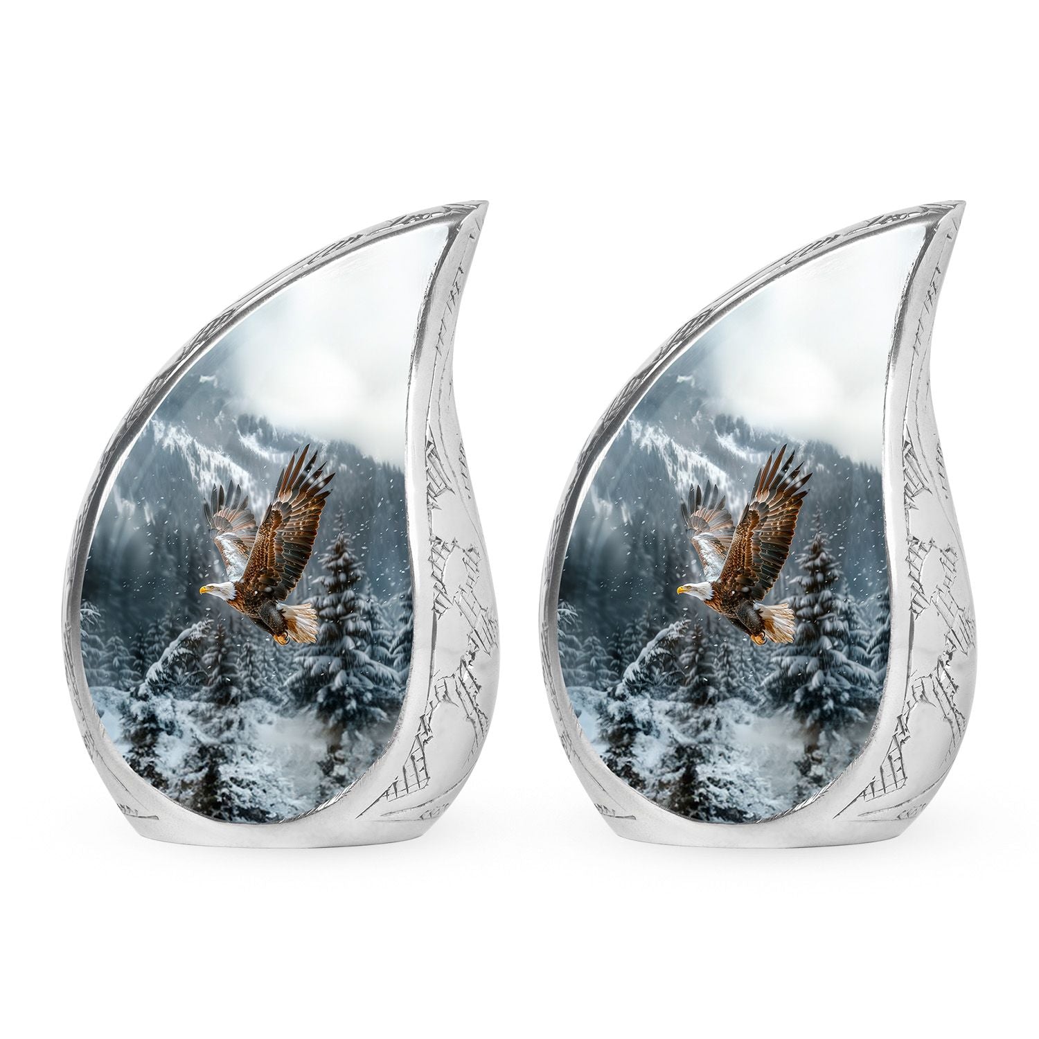 Eagle Theme 3 Inch Keepsake Pack of 2