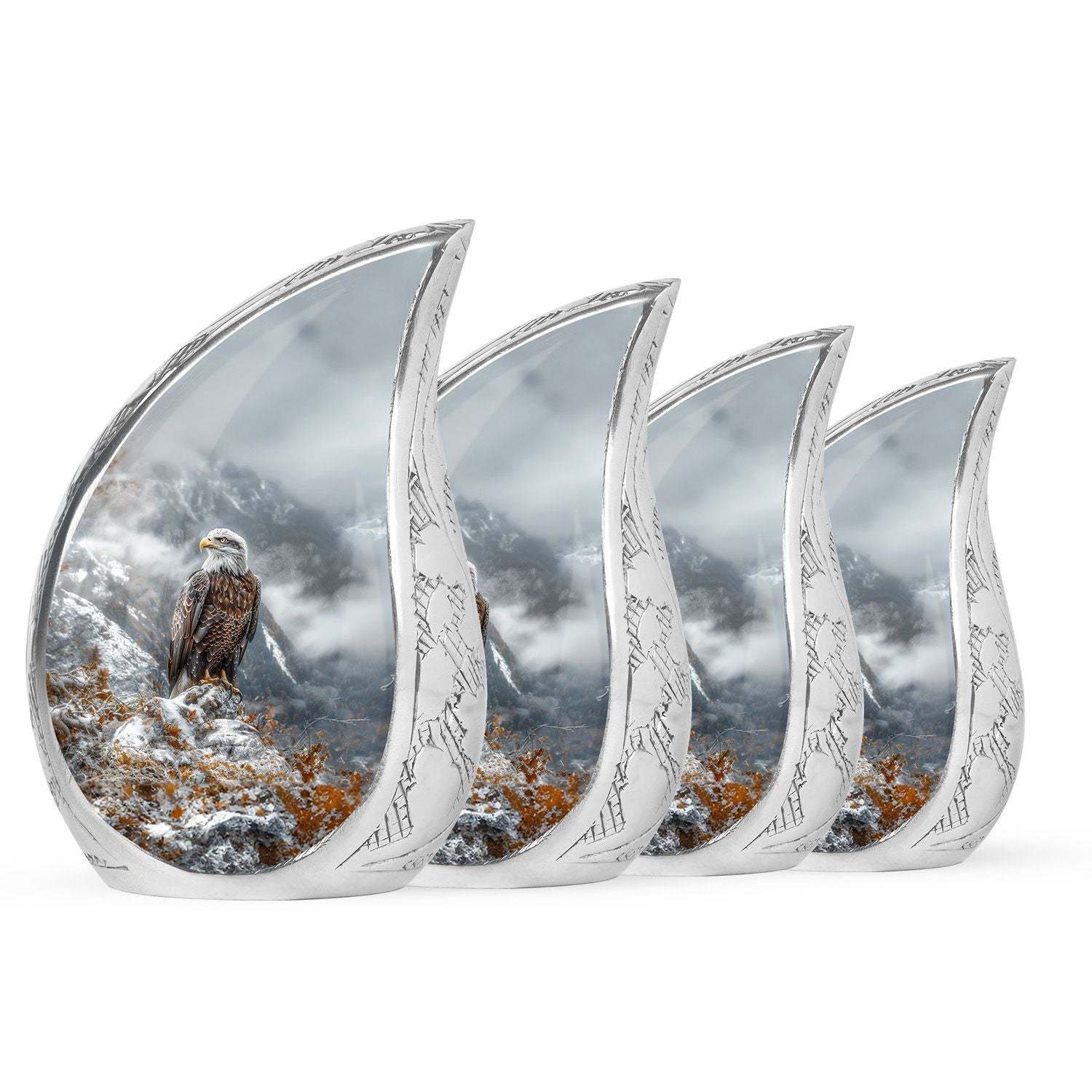 Eagle Theme 3 Inch Keepsake Pack of 4