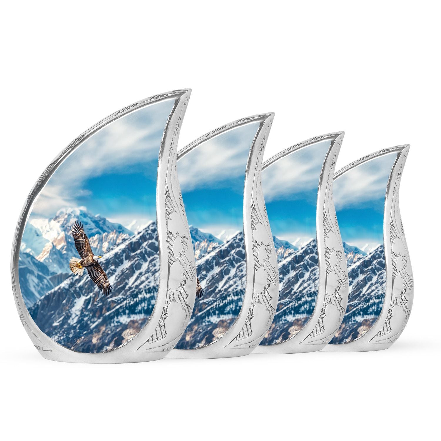 Eagle Theme 3 Inch Keepsake Pack of 4