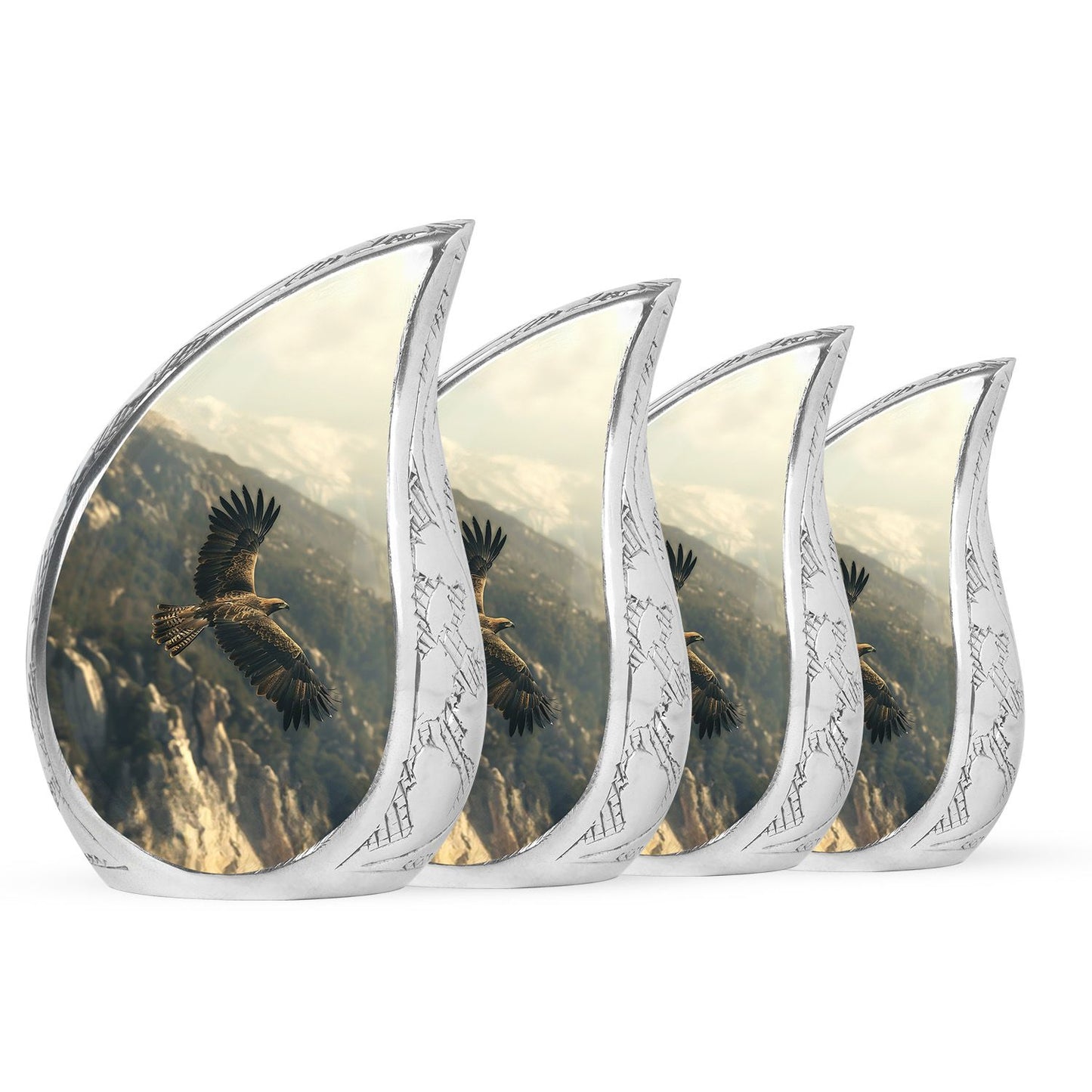 Eagle Theme 3 Inch Keepsake Pack of 4