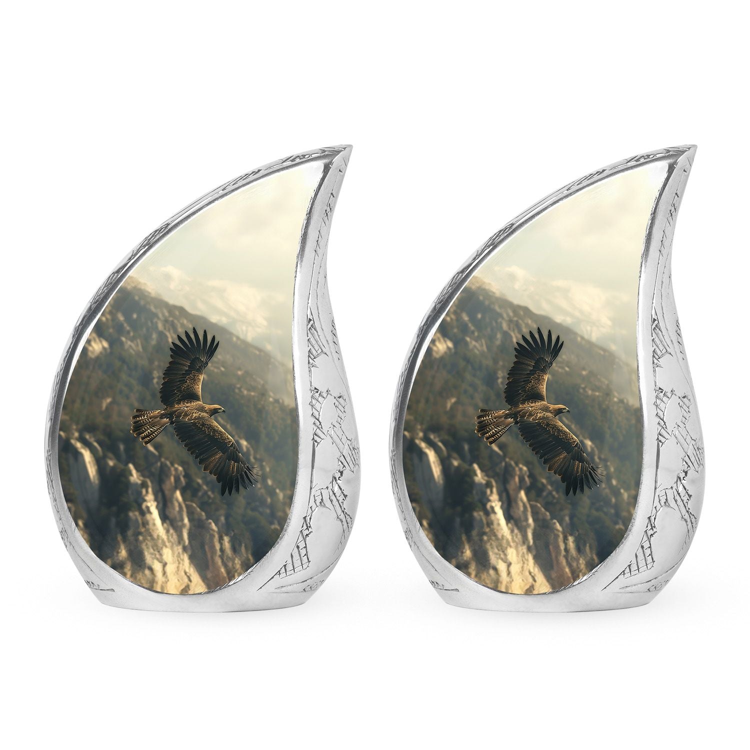 Eagle Theme 3 Inch Keepsake Pack of 2