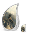 Eagle Theme Large Urn With 1 Keepsake Urn