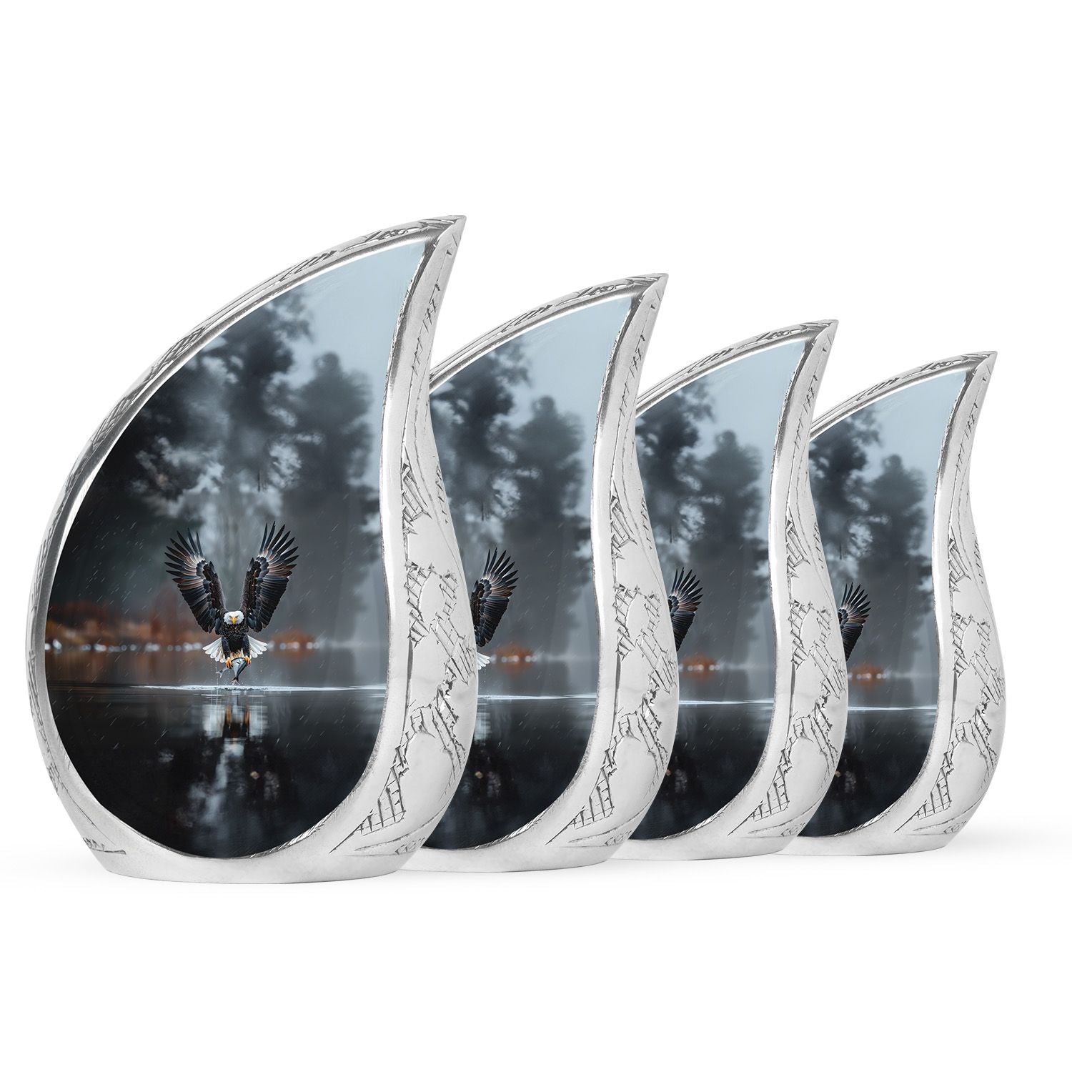 Eagle Theme 3 Inch Keepsake Pack of 4