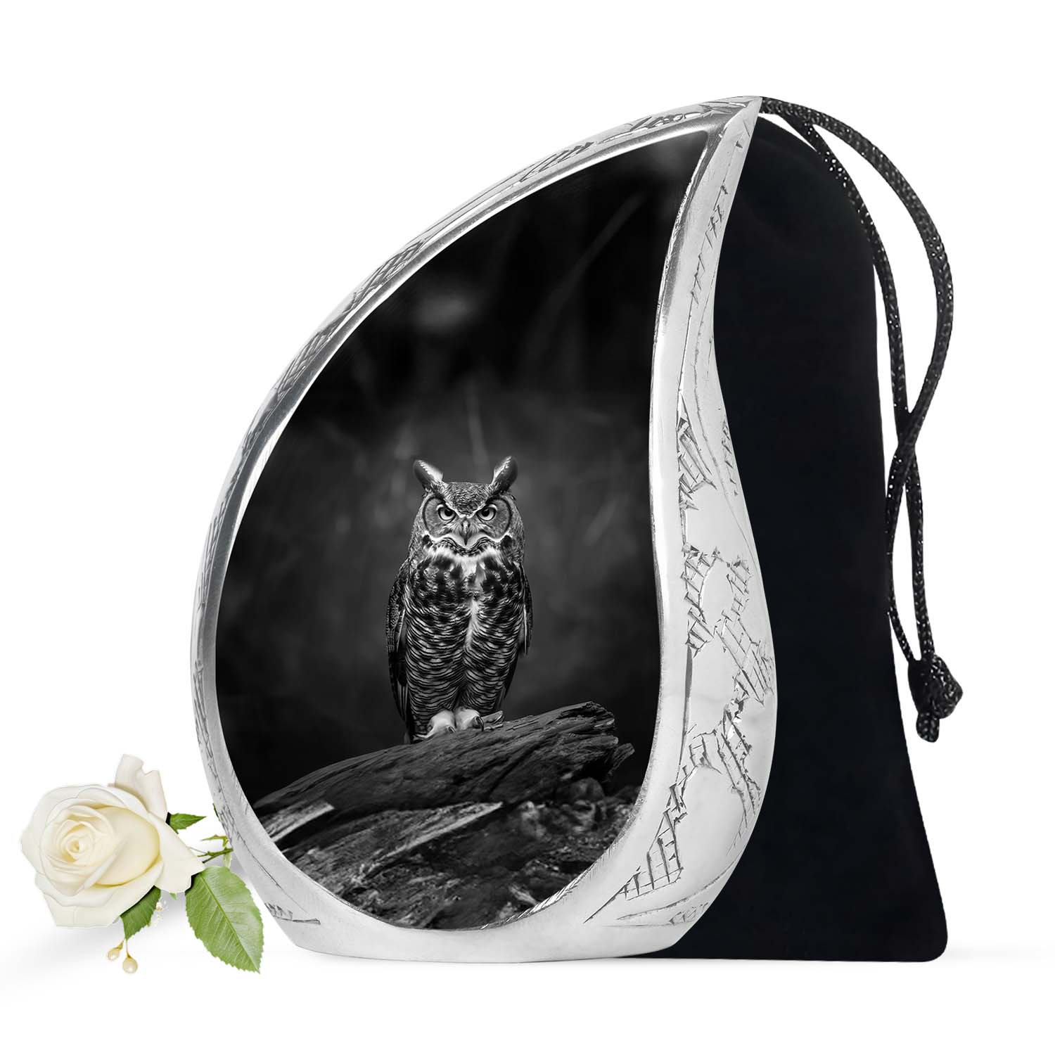 Owl Theme Large Urn 10 Inch