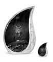 Owl Theme Large Urn With 1 Keepsake Urn
