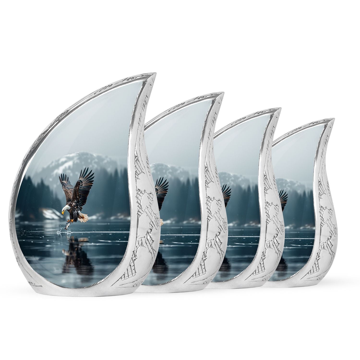 Eagle Theme 3 Inch Keepsake Pack of 4