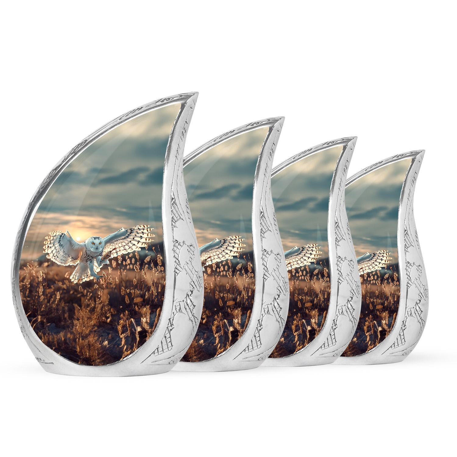 Owl Theme 3 Inch Keepsake Pack of 4