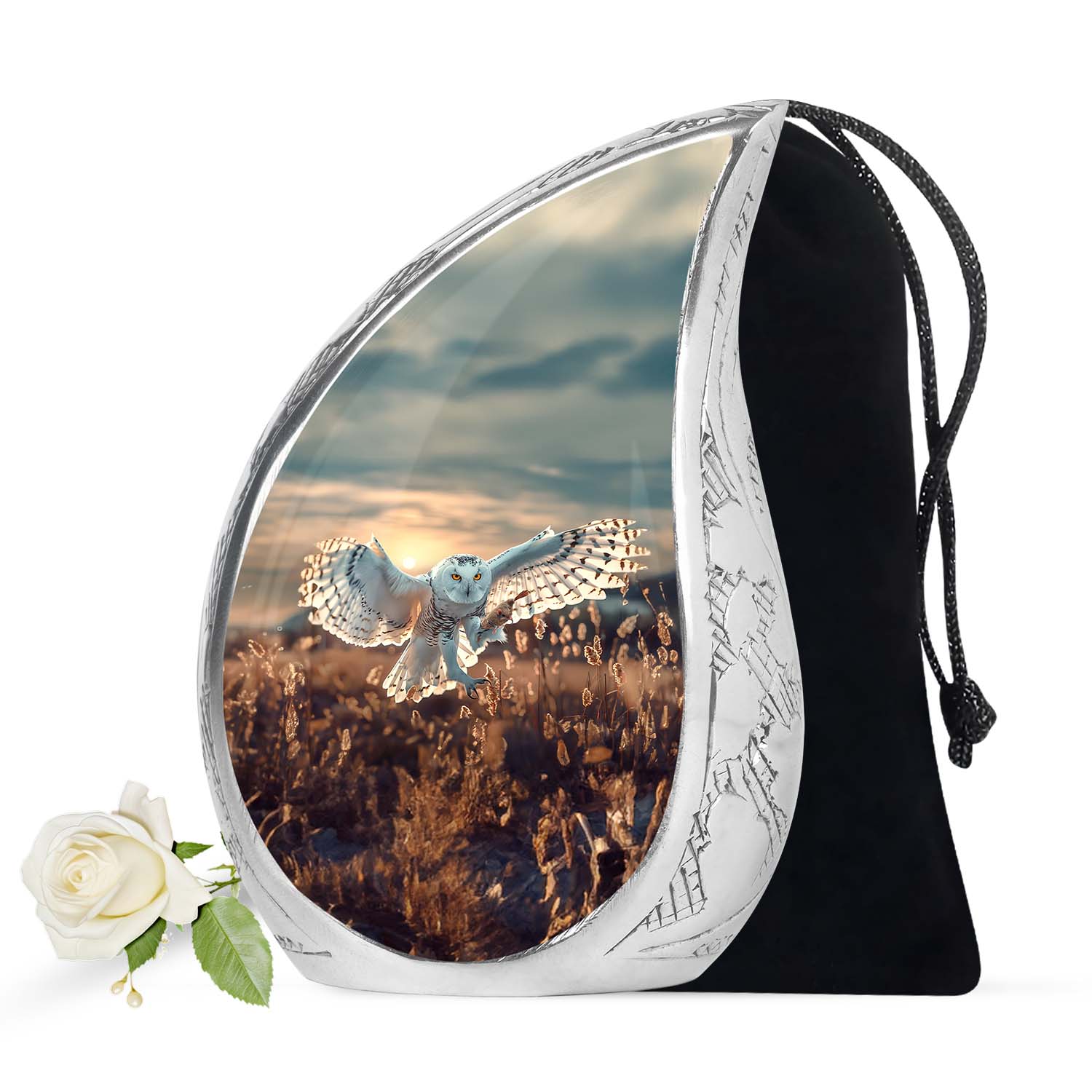 Owl Theme Large Urn 10 Inch