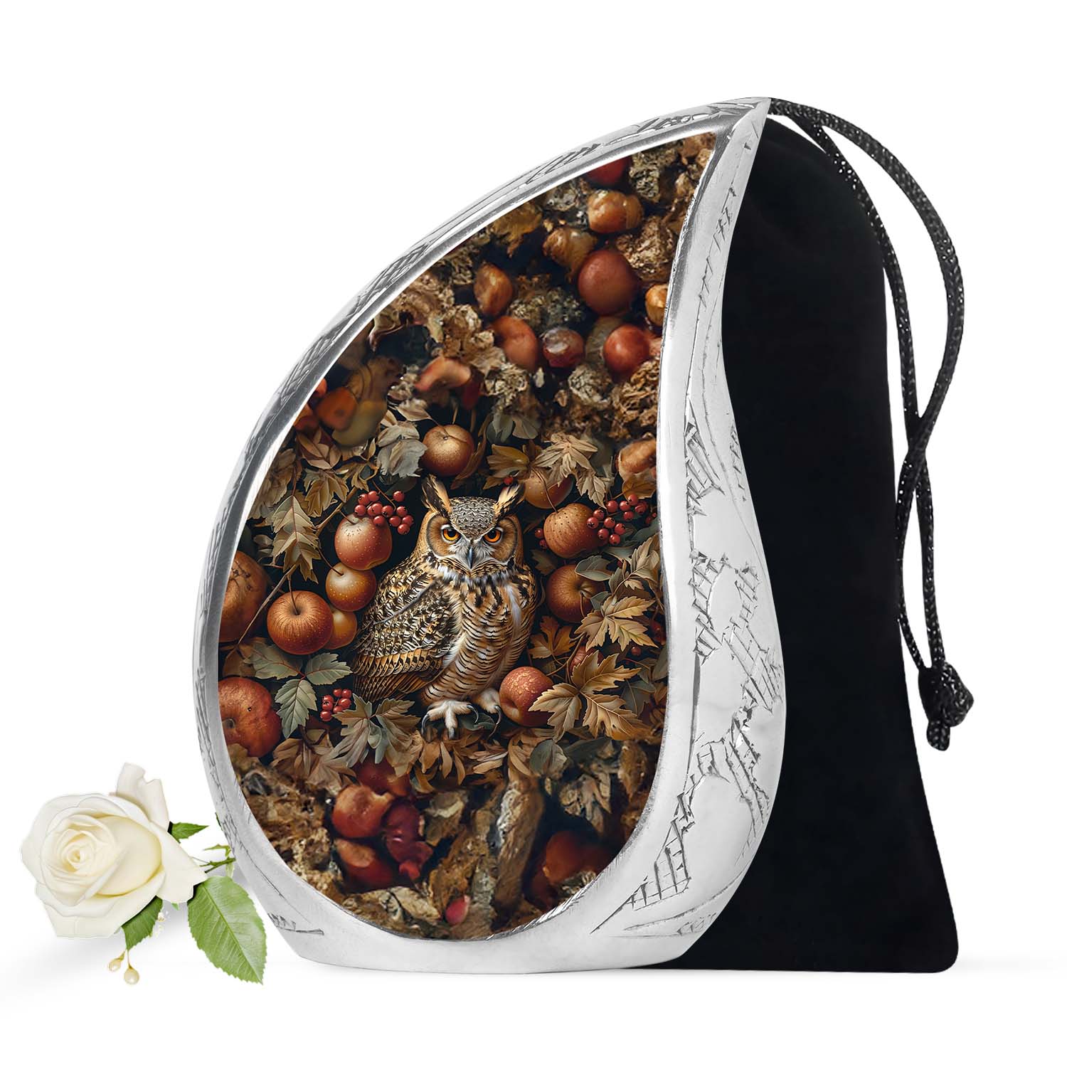 Owl Theme Large Urn 10 Inch